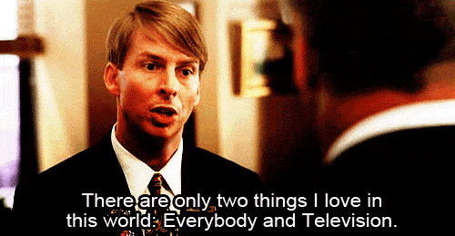 This GIF perfectly captures why Kenneth is a Hufflepuff. It's the simple things in life that make him happy. Plus, he's probably the hardest working employee in NBC's history. But remember, like any Hufflepuff, Kenneth is not your friend: He's just a guy who will do anything for anybody at any time.