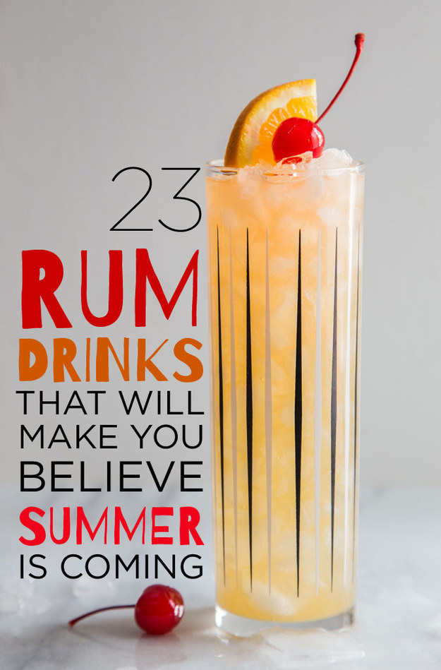 simple rum mixed drinks