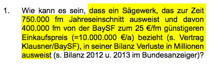 Schriftliche Anfrage der bayerischen Abgeordneten Ulrike Müller von den Freien Wählern vom September 2014.