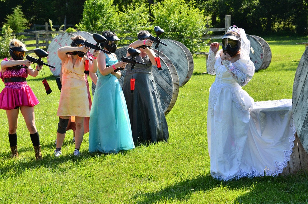 Paintball Bachelorette Party 