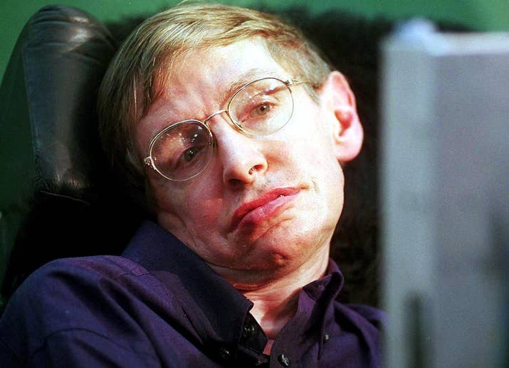 Stephen Hawking in 2001.