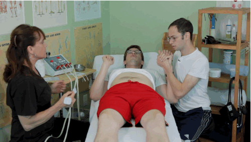 guy does birth pain simulator like a boss｜TikTok Search