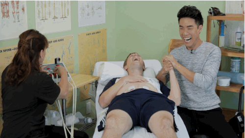 Men Try REAL Labor Pain Simulation - *Extremely Painful* 