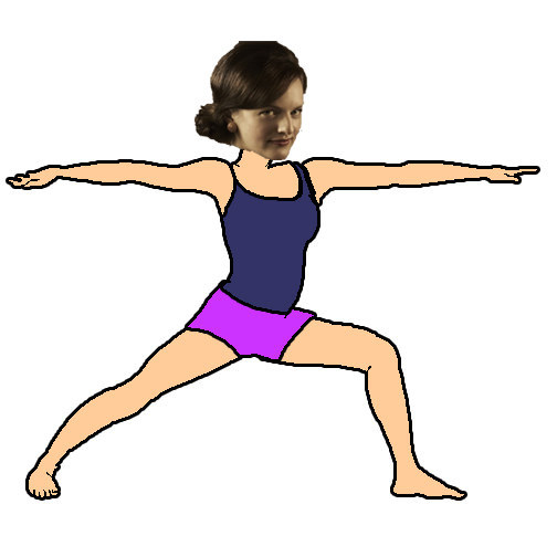 Peggy has had a tumultuous journey from her beginnings on the show to becoming the first female copy editor in the firm. She’s fought many battles with the male hierarchy in the company and has succeeded in finding career success. Peggy’s yoga pose is “Warrior 2” pose because Peggy has, and continues to, fight the good fight for her own success.