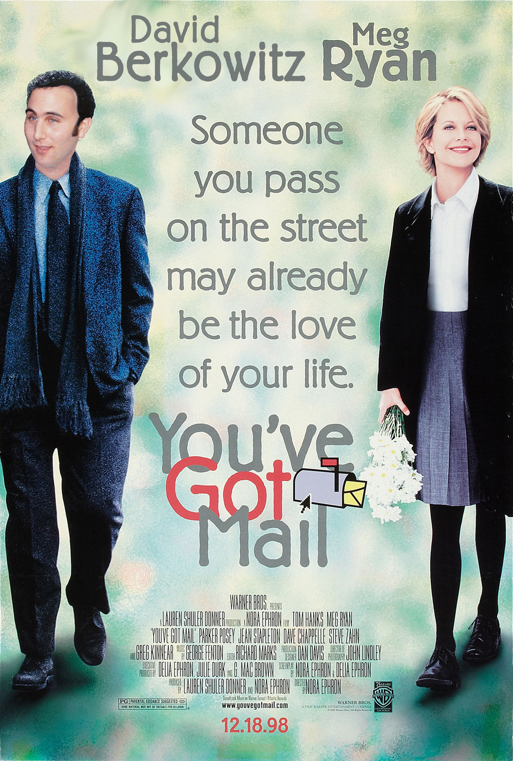 Love is a battlefield, and so is your inbox! America’s sweetheart Meg Ryan teams up with Son of Sam David Berkowitz in this modern-day screwball comedy that’ll have you running for the exits in a panic! When children’s bookshop owner Kathleen Kelly (Ryan) finds out that a corporate bookshop owner (Berkowitz) is pushing her store out of business, she launches an all out attack to save her fledgling store. Little does she know that her new enemy and the anonymous man she’s struck up an Internet romance with are one in the same! Can these two put their differences aside and take their love from URL to IRL? Set during New York’s famously horrific summer of 1977, which saw six victims murdered in cold blood at random, this infectious comedy will remind you that sometimes, love is where you least expect it.Critics are calling You've Got Mail“Hilarious! Finally, something that speaks to modern love in the digital age!” – Dave Denby, The New Yorker“The male lead in this movie literally killed my daughter.” – Mike Lauria, victim’s father