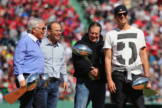 Forbes in 2014 also tallied up Brady's salary over the course of his tenure as a Patriot and put it at $154,779,500 (and that's not including bonuses or endorsement deals).