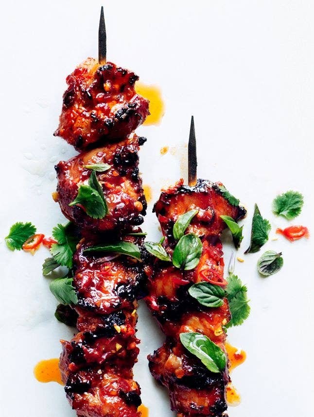 Chipotle BBQ Chicken Skewers Recipe - A Spicy Perspective