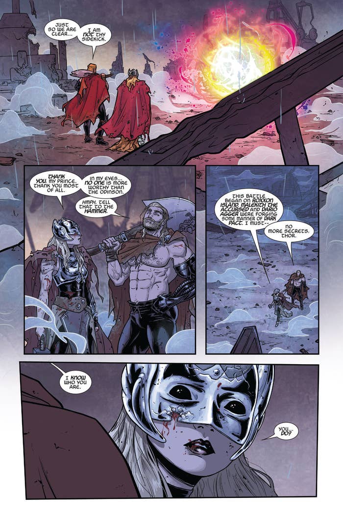 Thor #8 Review (May 2015)  The Woman beneath the Mask