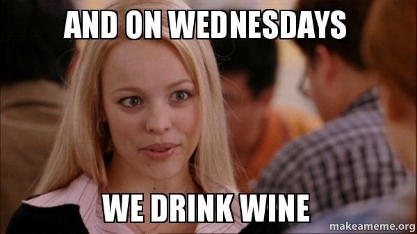 Is it a Monday, is it Sunday? It doesn't matter this girl is always out, wine glass in hand and quite frankly you don't know where they get their energy from!