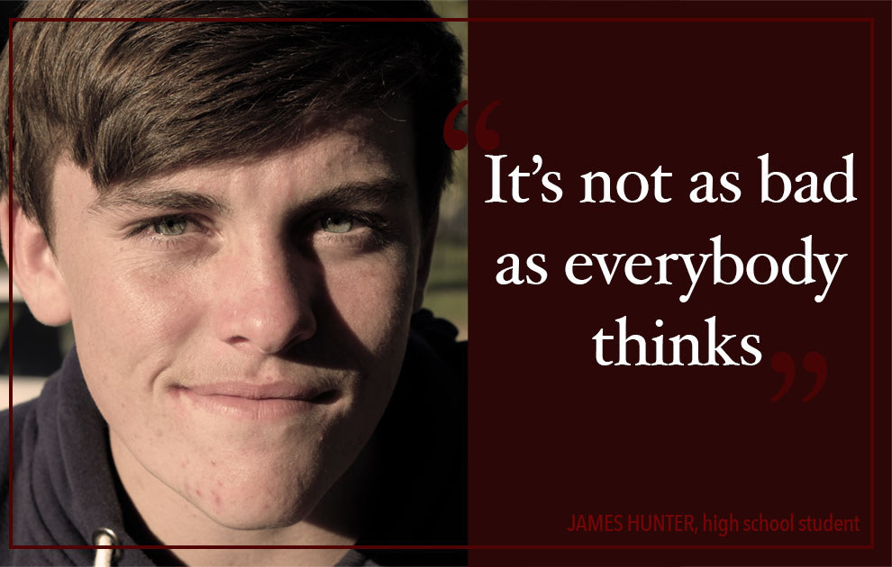 James Hunter, 14, says being a teenager from a large Aboriginal family means that he and his cousins are constant targets for police surveillance. He told BuzzFeed News his father has been racially profiled by the local police. James believes Rugby League could be his ticket to success, "Footy, heaps of role models in footy. All the best players are Koori; Jonathan Thurston and Sam Thaiday. Makes me wanna grow up and be a footy player."