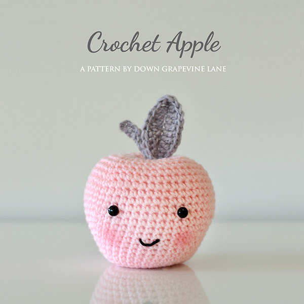 Use your crochet skills to make an utterly adorable apple.