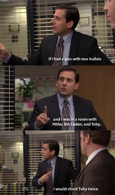 18 Times Michael Scott's Hatred For Toby Went Too Far