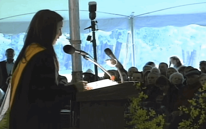 At the Southern Vermont College commencement, she was awarded an Honorary Doctor of Humane Letters.
