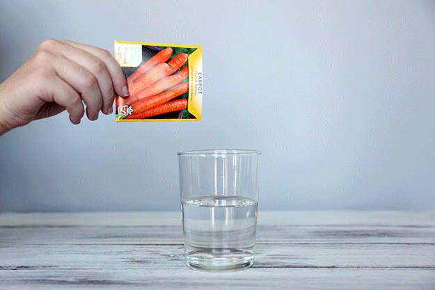 Read up on when and how to soak seeds.