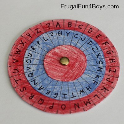 Help your kids make a decoder wheel with this tutorial. Then use it to make coded messages for them to decode during your trip.