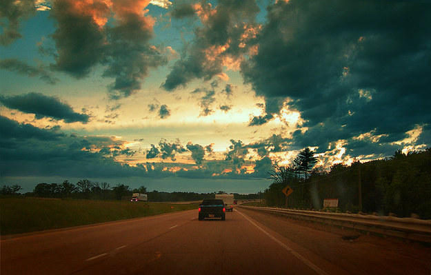 Get out on the open road.