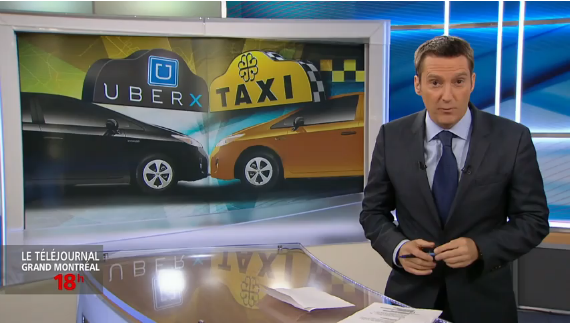 This is the latest in an ongoing battle between the UberX service and the Montreal taxi bureau and city. The mayor and the provincial government have said UberX, which enables those without a taxi license to become a driver, is illegal. Local police have already seized well over 40 UberX vehicles and given fines.