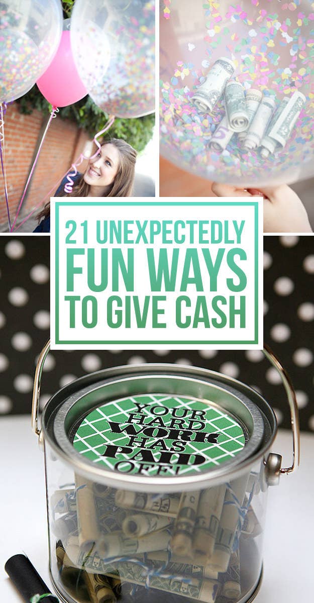 creative ways to give money for 50th birthday