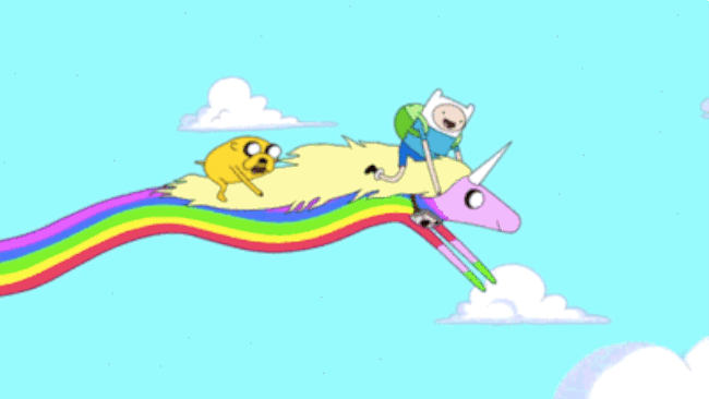 Cuando Jake lleva a Finn a visitar a los padres de su novia unicornio, los padres parecen muy emocionados porque creen que Jake les ha traído un antiguo manjar.Además los unicornios hablan coreano.