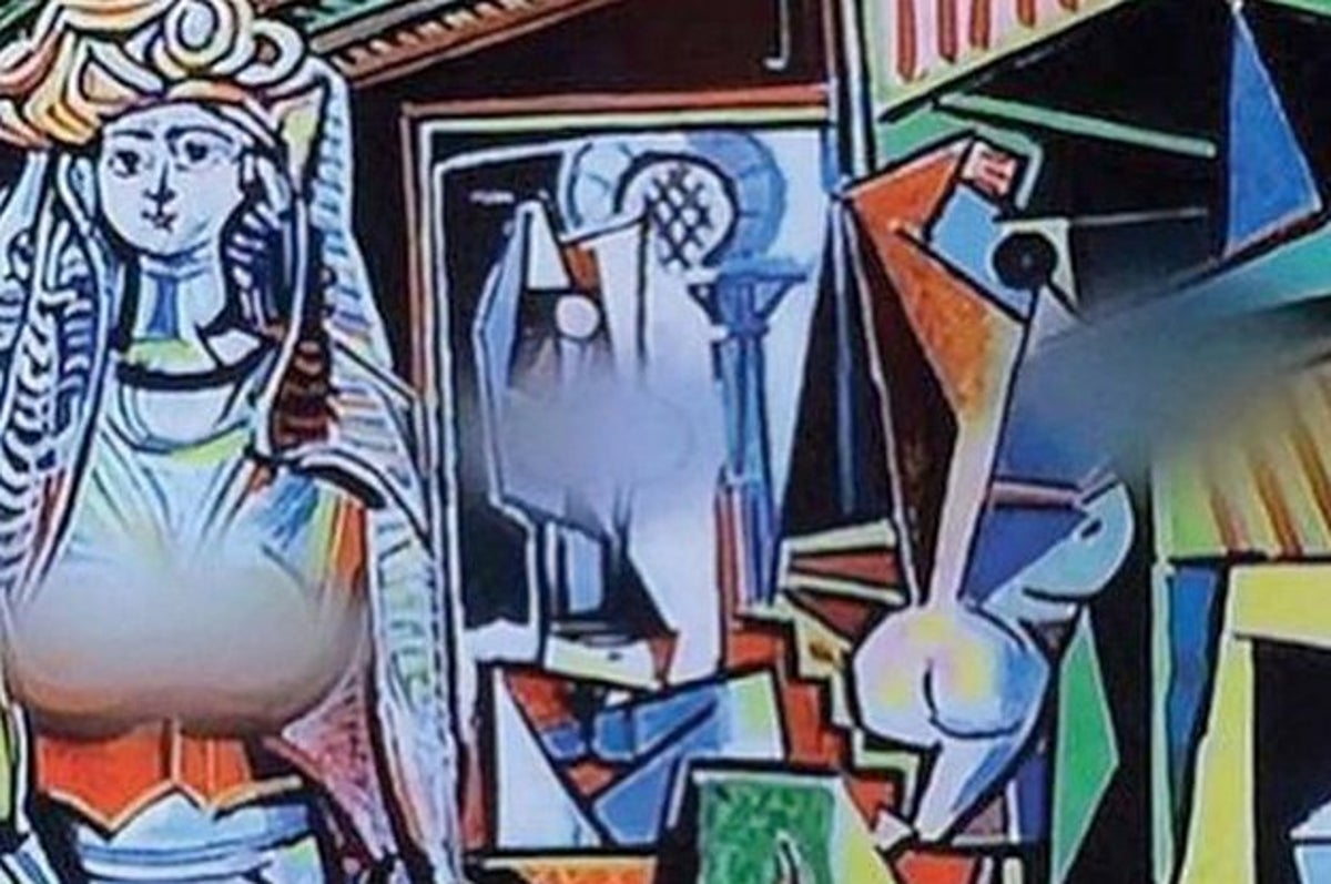 A Local News Channel Blurred Out The Nipples On A Picasso Masterpiece