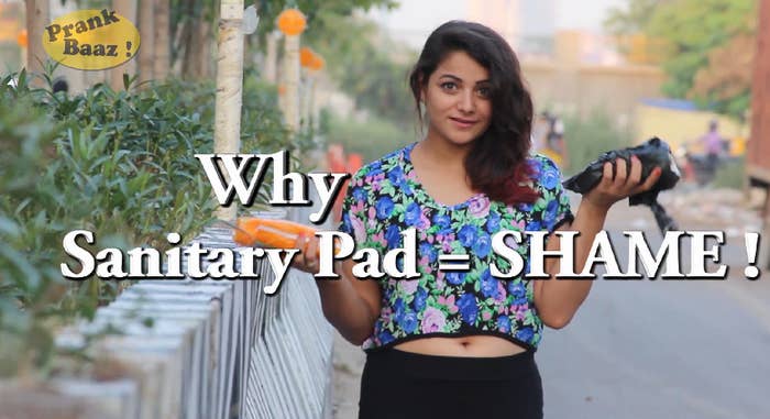 A Girl Went Around Delhi Asking Shopkeepers Why They Sell Sanitary Pads In  Black Bags