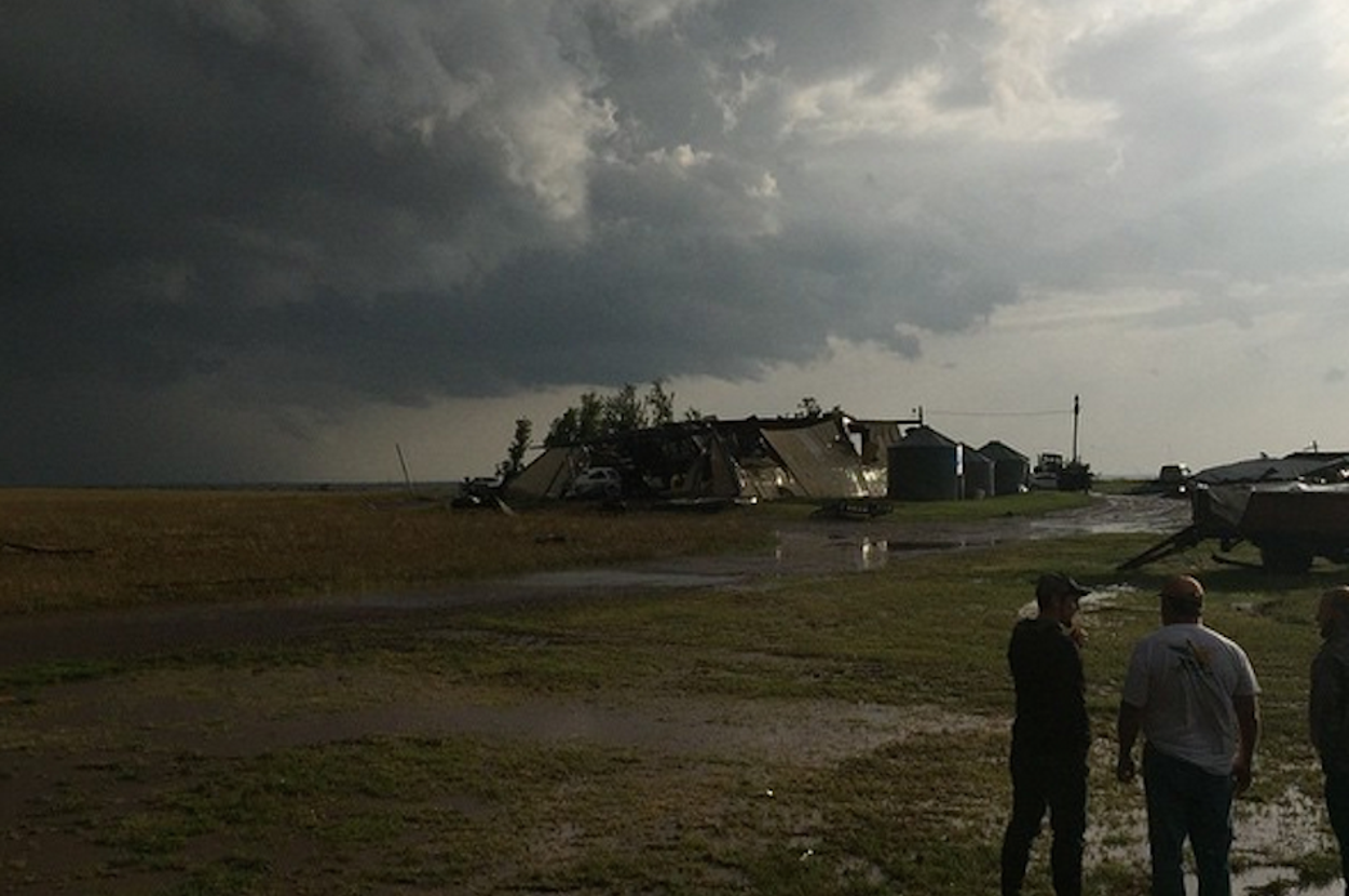 Tornadoes Leave Path Of Destruction In Plains States