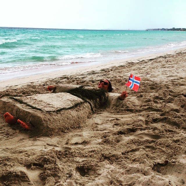 Or to the beach!