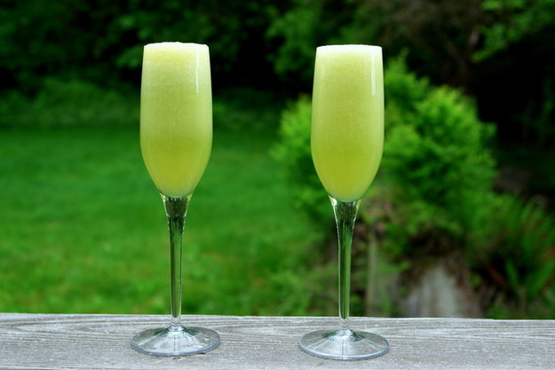 Honeydew + Lime + Prosecco = Deliciousness.