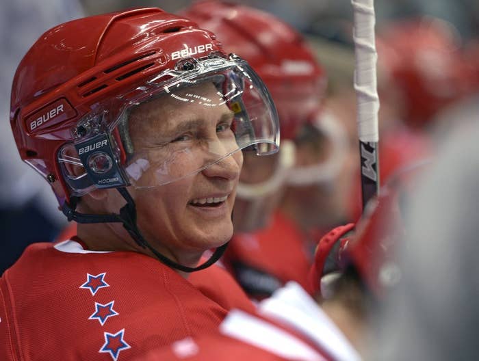 Playing Hockey Against Vladimir Putin