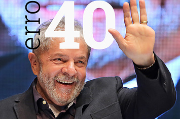 A página de erro do site do PT faz piada com o dedo amputado de Lula
