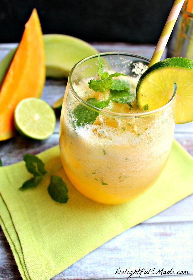 If you're a fan of both honeydew AND cantaloupe, this drink is for you.