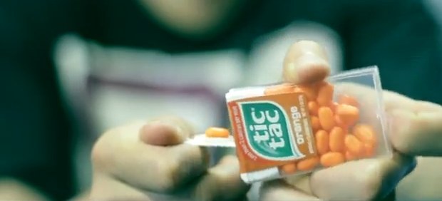 Saved the best for last. Have you ever wondered why there's that little groove on the inside of a Tic Tac box lid? No, me neither, but I can safely say that we've all been eating Tic Tacs wrong since they first came out in 1969. That's 46 years of complete idiocy. Mind. Blown.