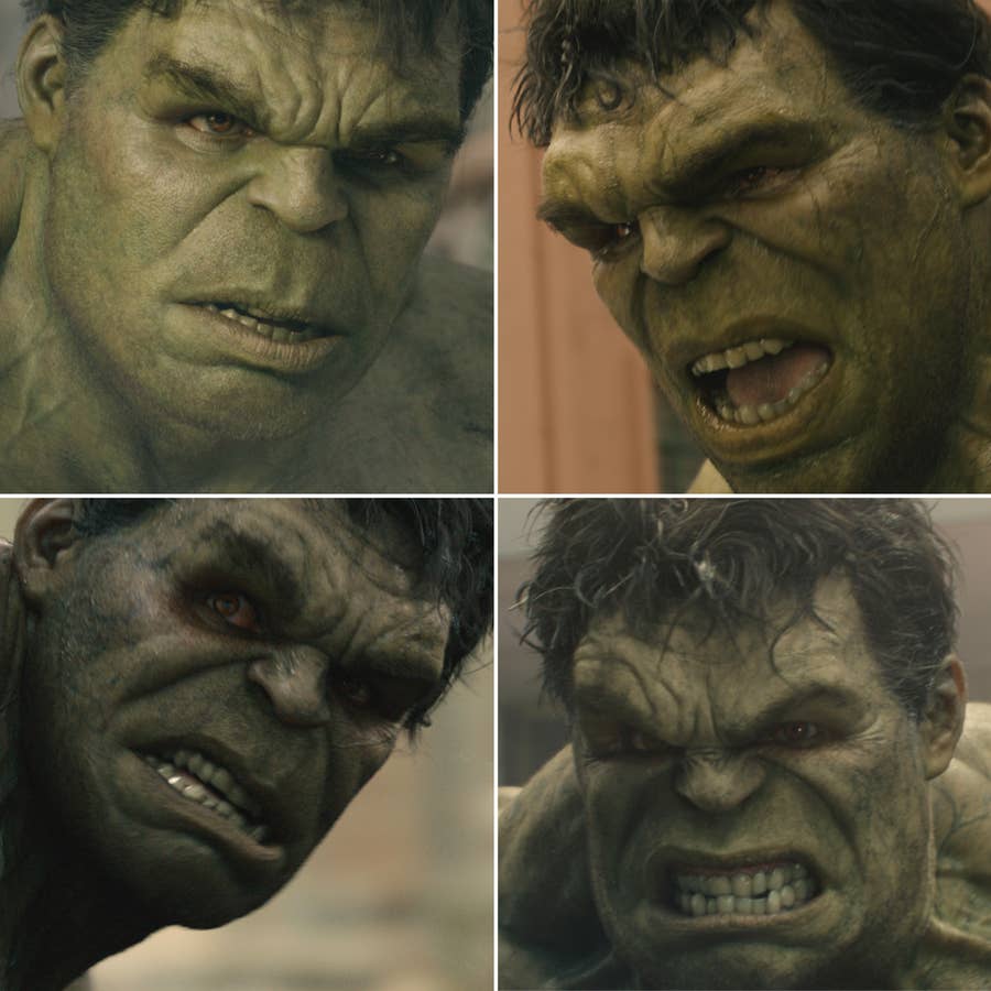 Incredible Hulk Angry Face