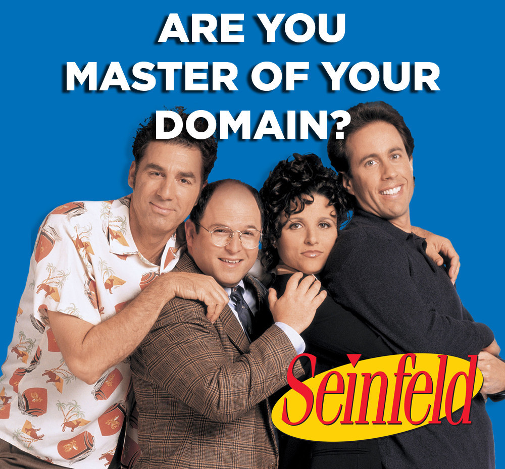 seinfeld episode with the bet master of my domain