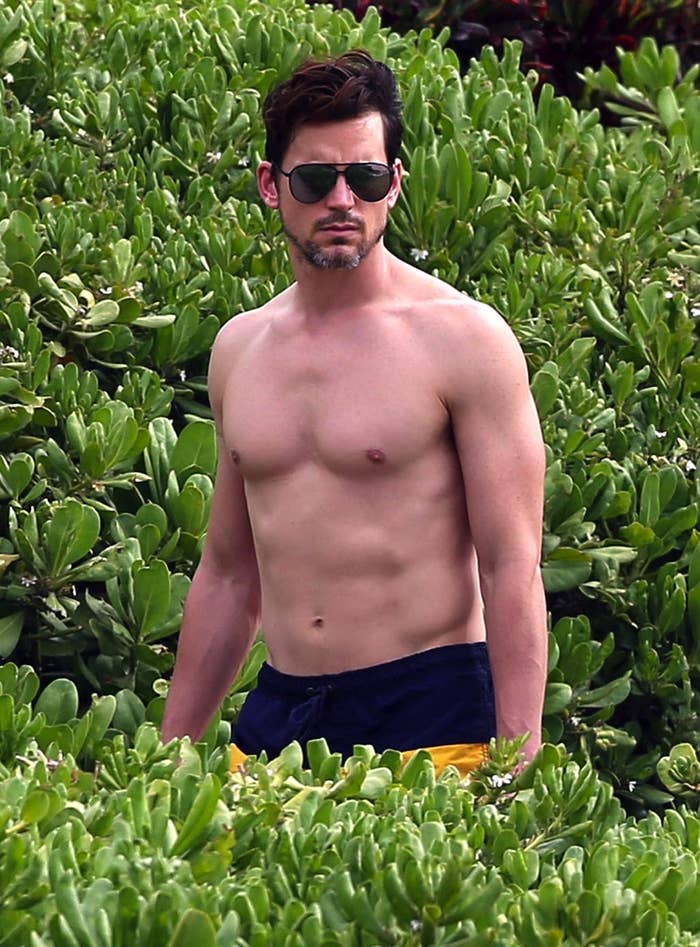 8 Magical Photos Of Matt Bomer At The Beach