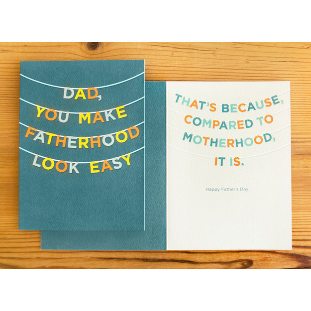 Happy Fathers Day Card Funny DIY card 