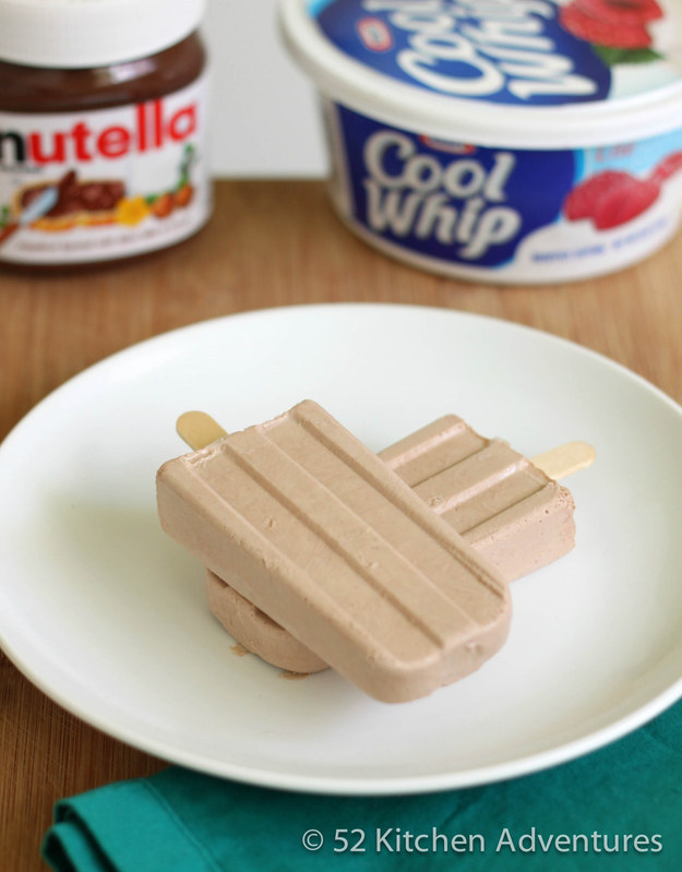 Whip up the ultimate summer treat using Nutella, Cool Whip, and a dollar-store ice-pop mold.