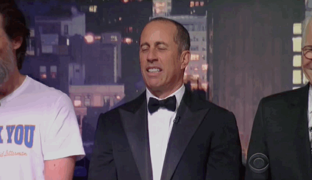 And Jerry Seinfeld's response: