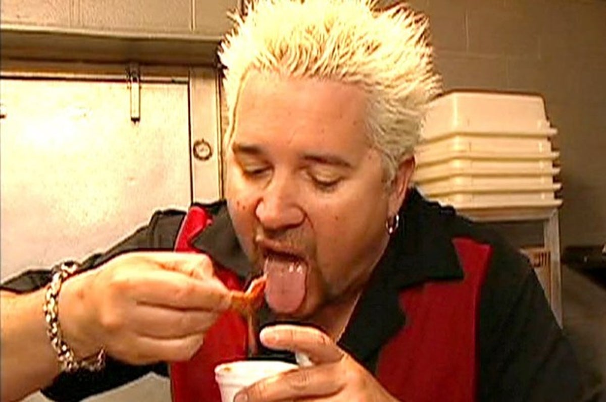 How Far Can You Make It Through This Video Of Guy Fieri Eating In Slow  Motion?