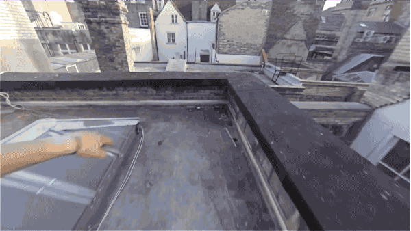 They could've taken the stairs. Instead they went all ninja.
