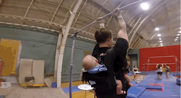 Watch This Incredible Woman Do Gymnastics While 35 Weeks ...