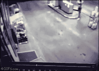 Although, thanks to that CCTV camera, now the entire internet has seen it.