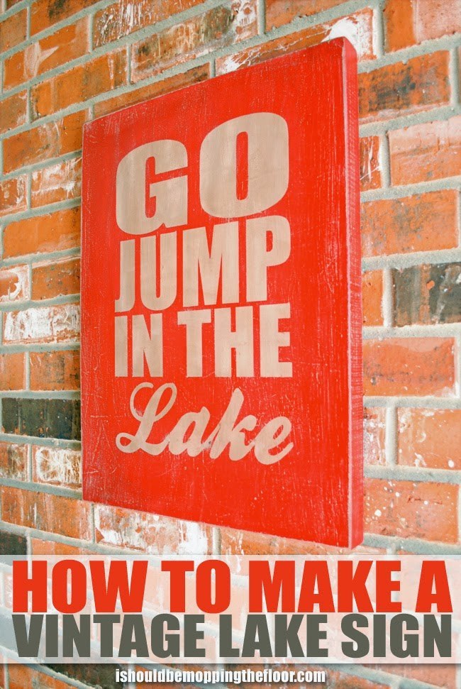 No cottage would be complete without it.Find instructions from I Should Be Mopping The Floor.