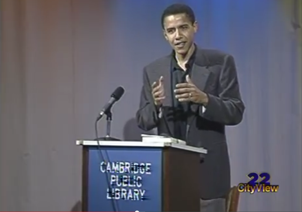 Watch This Rare Recently Surfaced Obama Speech From 1995