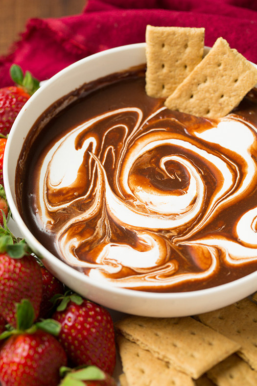 Move over, savory dips. Sweet dips have a place here, too.