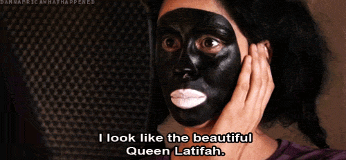 "I don't think she's making fun in any way, shape, or form about black people when she does blackface," the man says. "Because for those of us who know the history of blackface, we know that not only did white people do blackface but black entertainers had to do blackface to get jobs!"