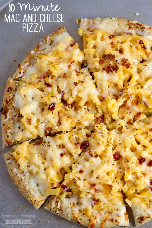 10-Minute Mac and Cheese Pizza