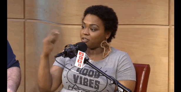 "You have to be really white to say this. First of all, I can absolutely say that you're racist for being a white woman in effing 2014 ... to put on blackface and go on television."