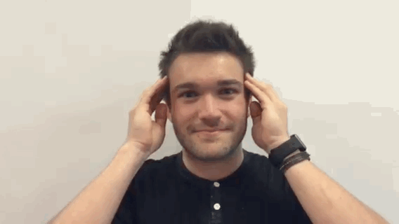 This is great for headaches, but it also just feels good. A good head and scalp massage is pretty much the best part of going to the hairdresser, you know? Here's how to do it:1. Draw circles with your fingertips at your temples, increasing the size and pressure of your circles as you move toward your scalp.
