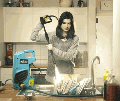Do the dishes. All of them. Even if they're not yours. Even if you've been hoping your roommate would get the hint that you've been dying for her to clean the dishes, it's time to bite the bullet and accept there's always going to be a little bad blood. Do the dishes. They'll totally notice and the guilt will be more effective than any of your passive aggression ever was.